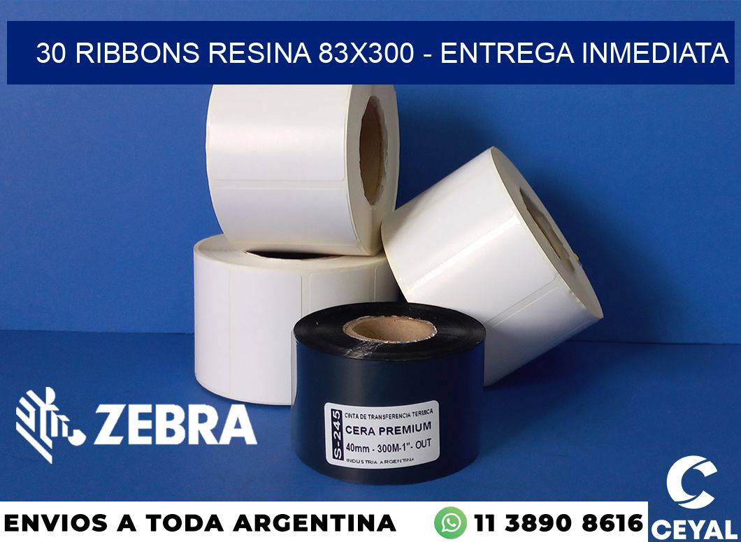 30 Ribbons resina 83x300 - Entrega inmediata