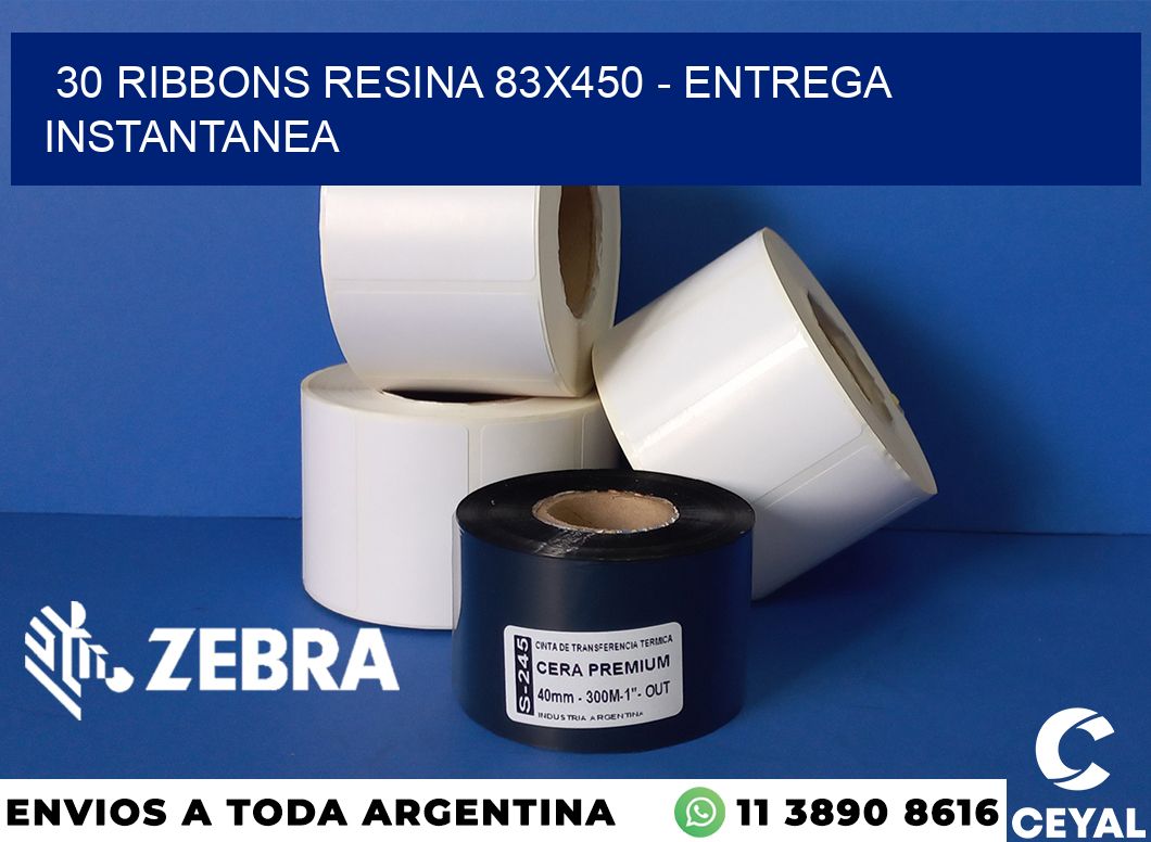 30 Ribbons resina 83x450 - entrega instantanea