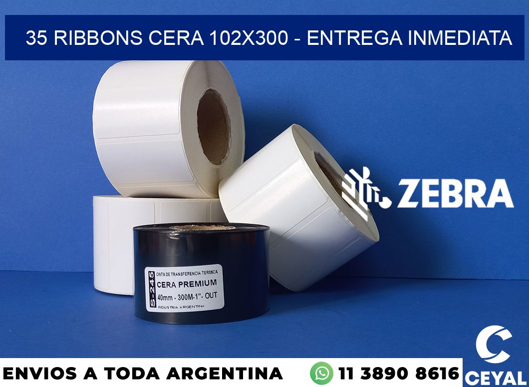 35 Ribbons cera 102x300 - Entrega inmediata