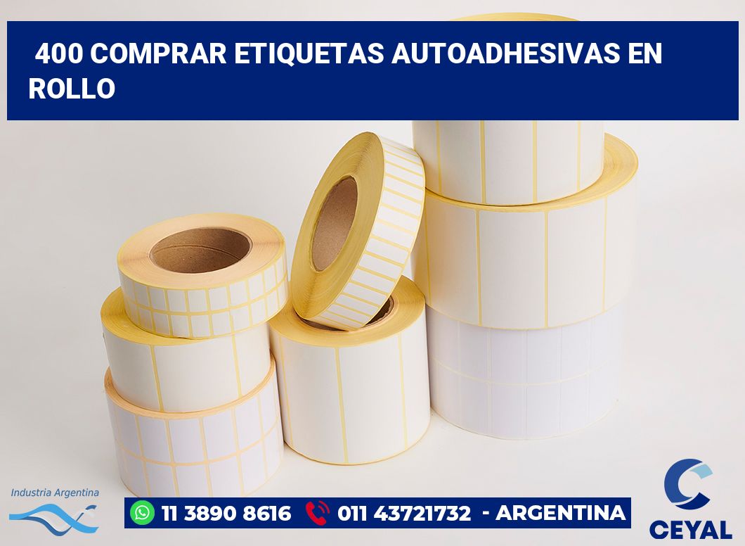 400 Comprar etiquetas autoadhesivas en rollo