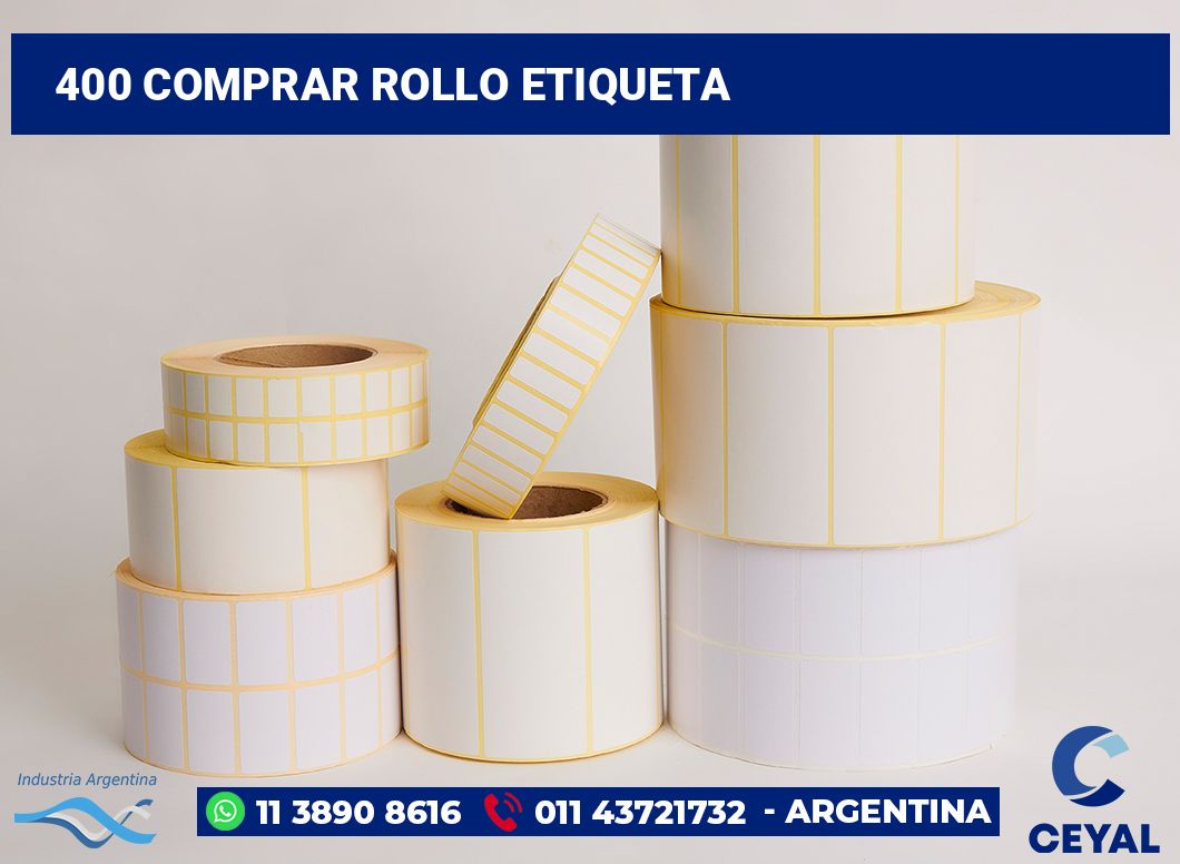 400 Comprar rollo etiqueta