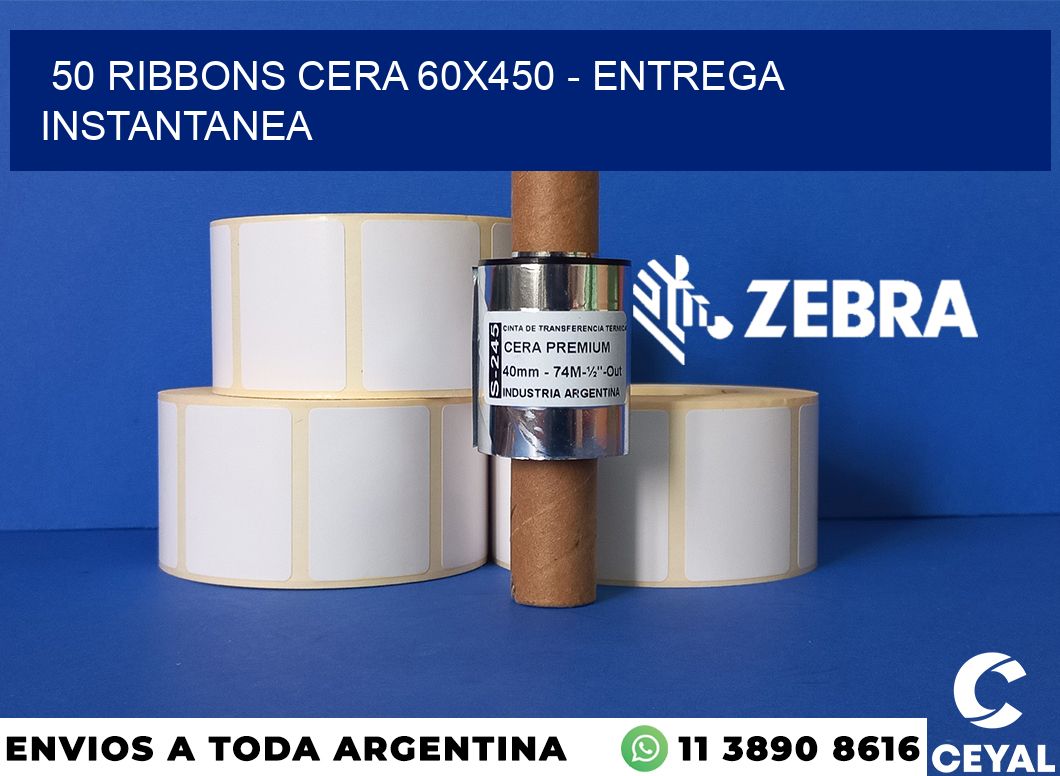 50 Ribbons cera 60x450 - entrega instantanea