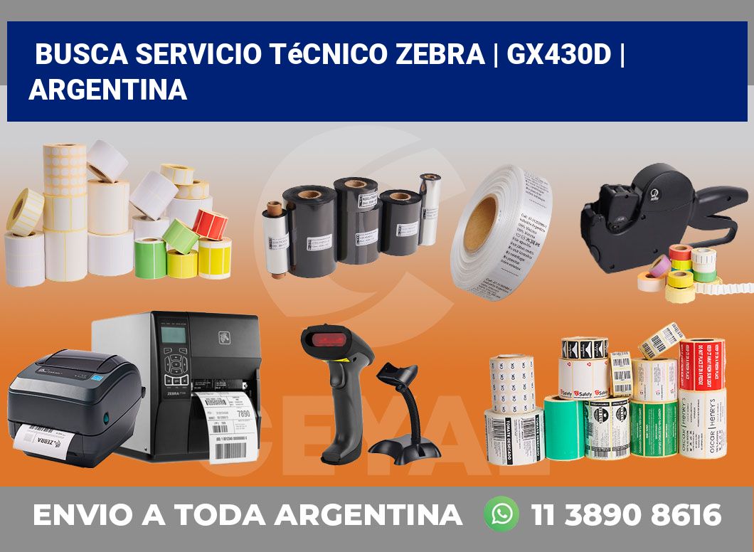 Busca servicio técnico Zebra | GX430d | Argentina