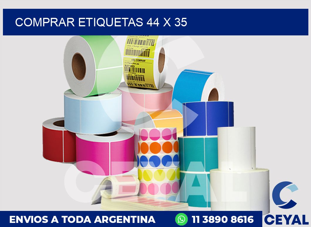 Comprar etiquetas 44 x 35