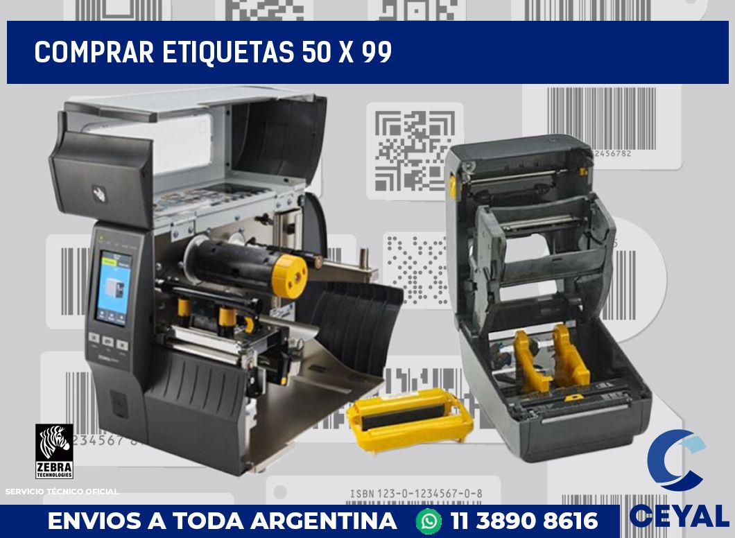 Comprar etiquetas 50 x 99