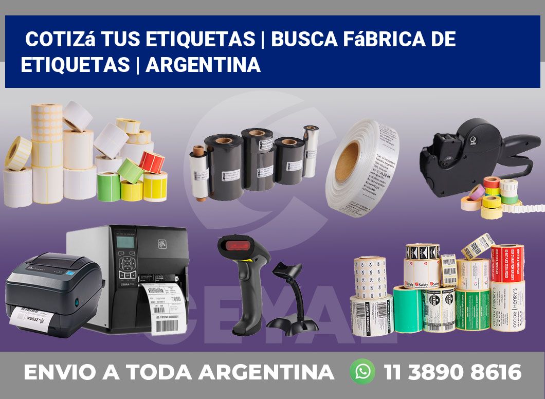 Cotizá tus etiquetas | Busca fábrica de etiquetas | Argentina