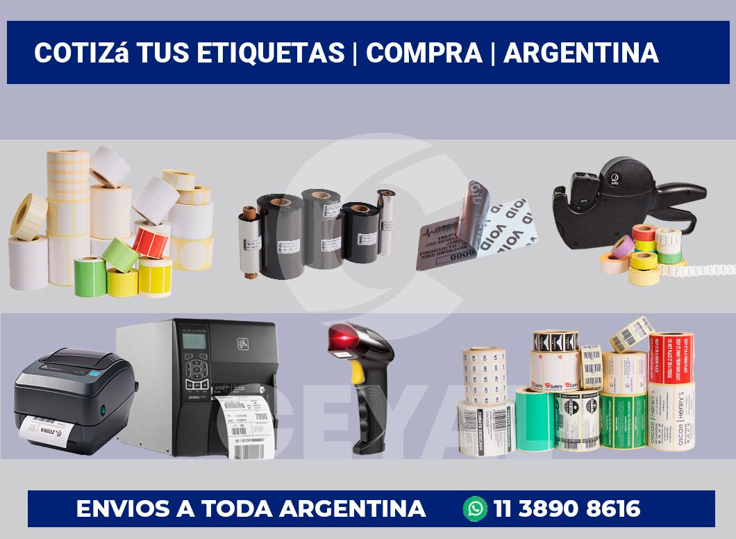 Cotizá tus etiquetas | Compra | Argentina