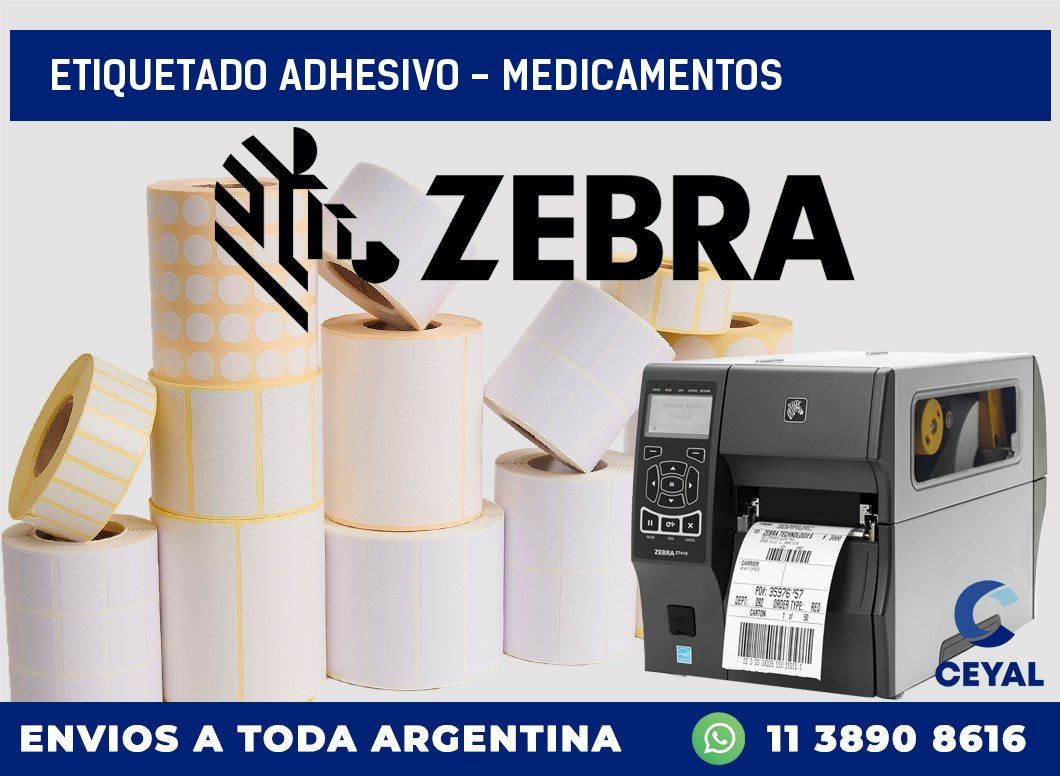 Etiquetado adhesivo – Medicamentos