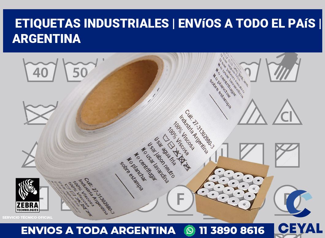 Etiquetas industriales | Envíos a todo el país | Argentina