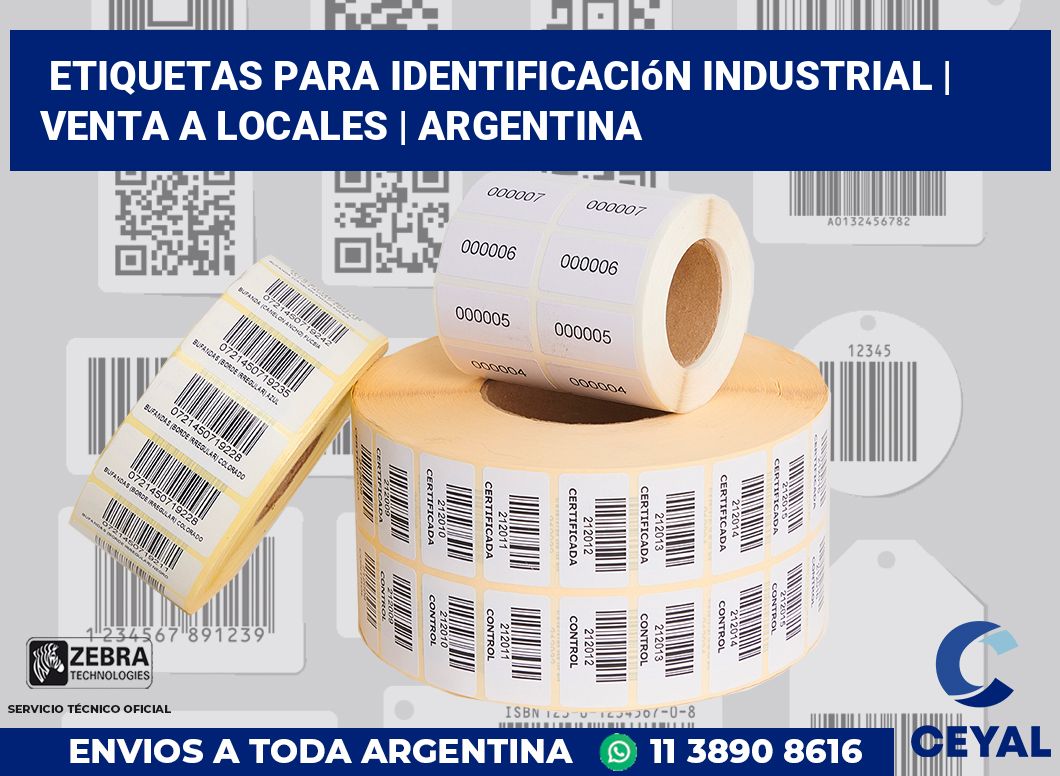 Etiquetas para identificación industrial | Venta a locales | Argentina