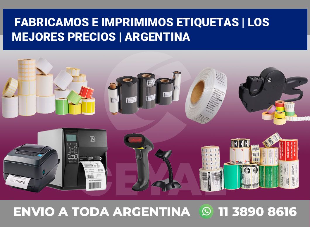 Fabricamos e imprimimos etiquetas | Los mejores precios | Argentina