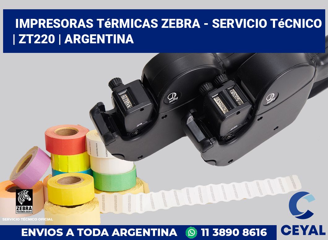 Impresoras térmicas Zebra - servicio técnico | ZT220 | Argentina