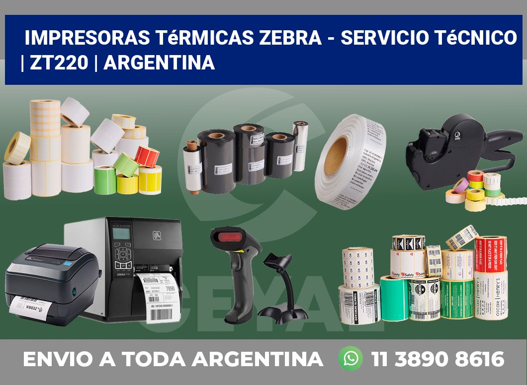 Impresoras térmicas Zebra – servicio técnico | ZT220 | Argentina