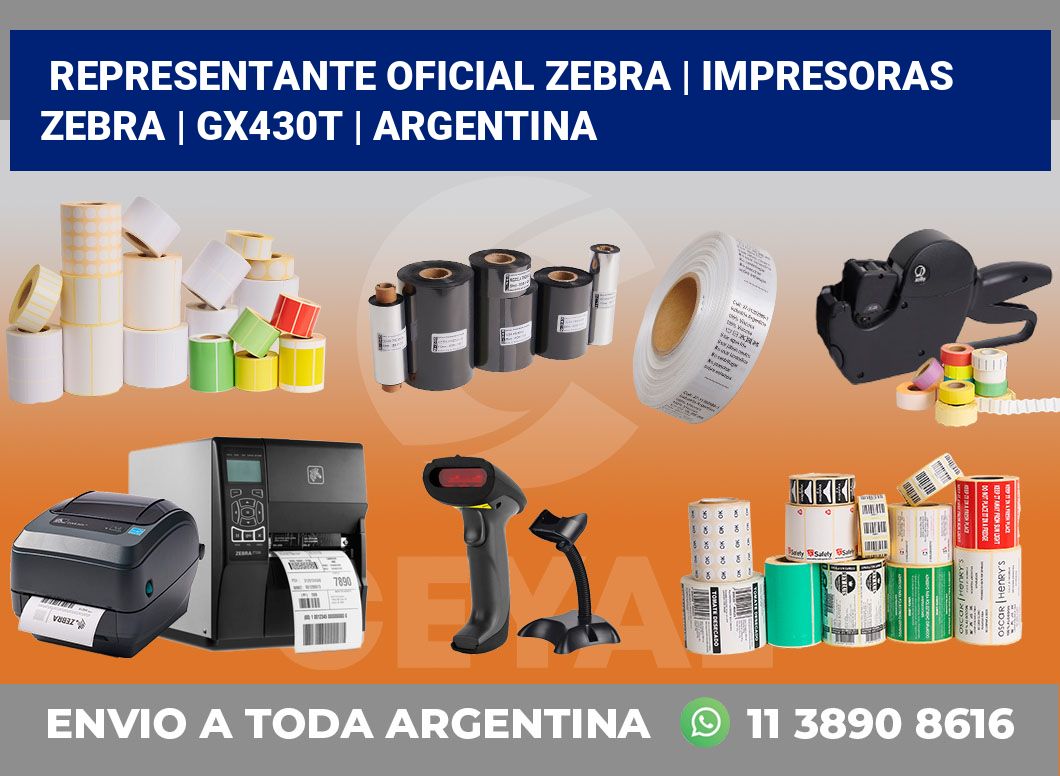 Representante oficial Zebra | Impresoras Zebra | GX430t | Argentina