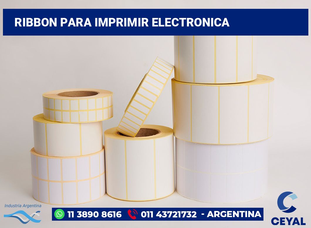 Ribbon para imprimir electronica