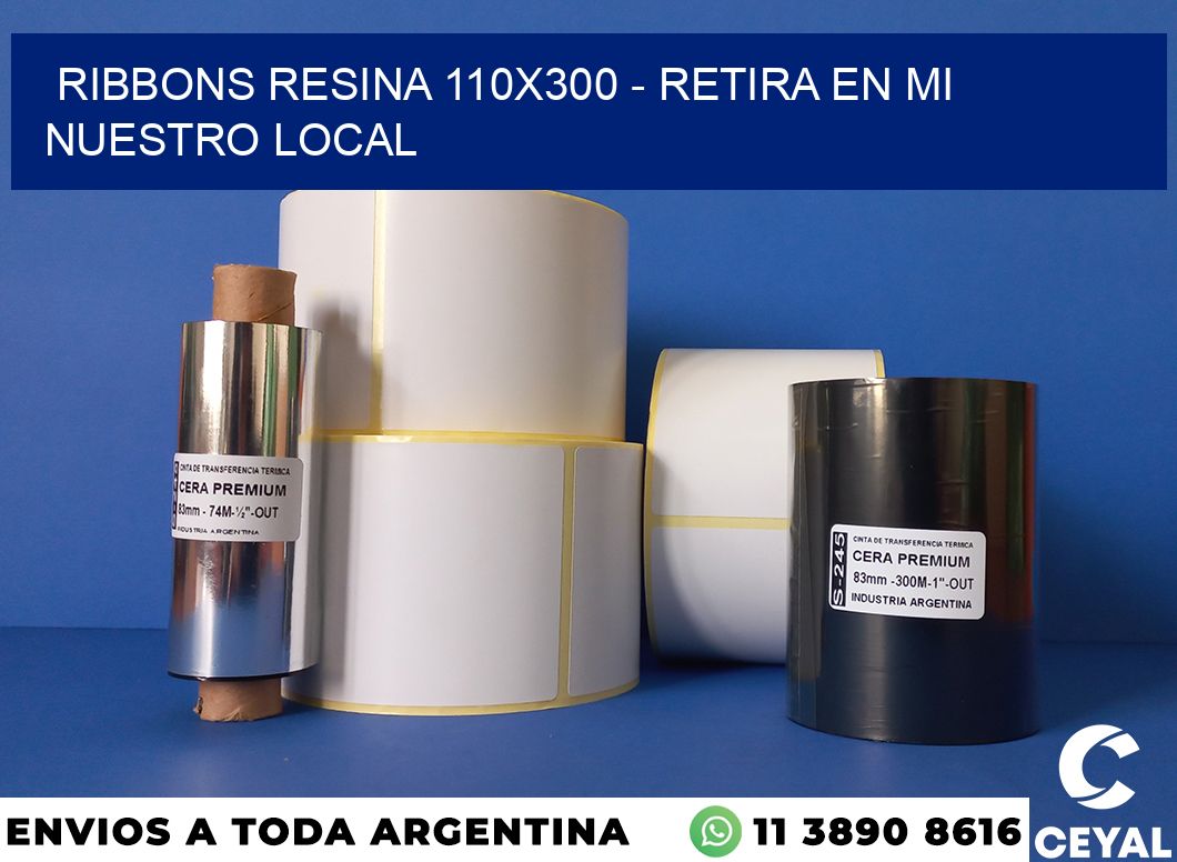 Ribbons resina 110×300 – retira en mi nuestro local