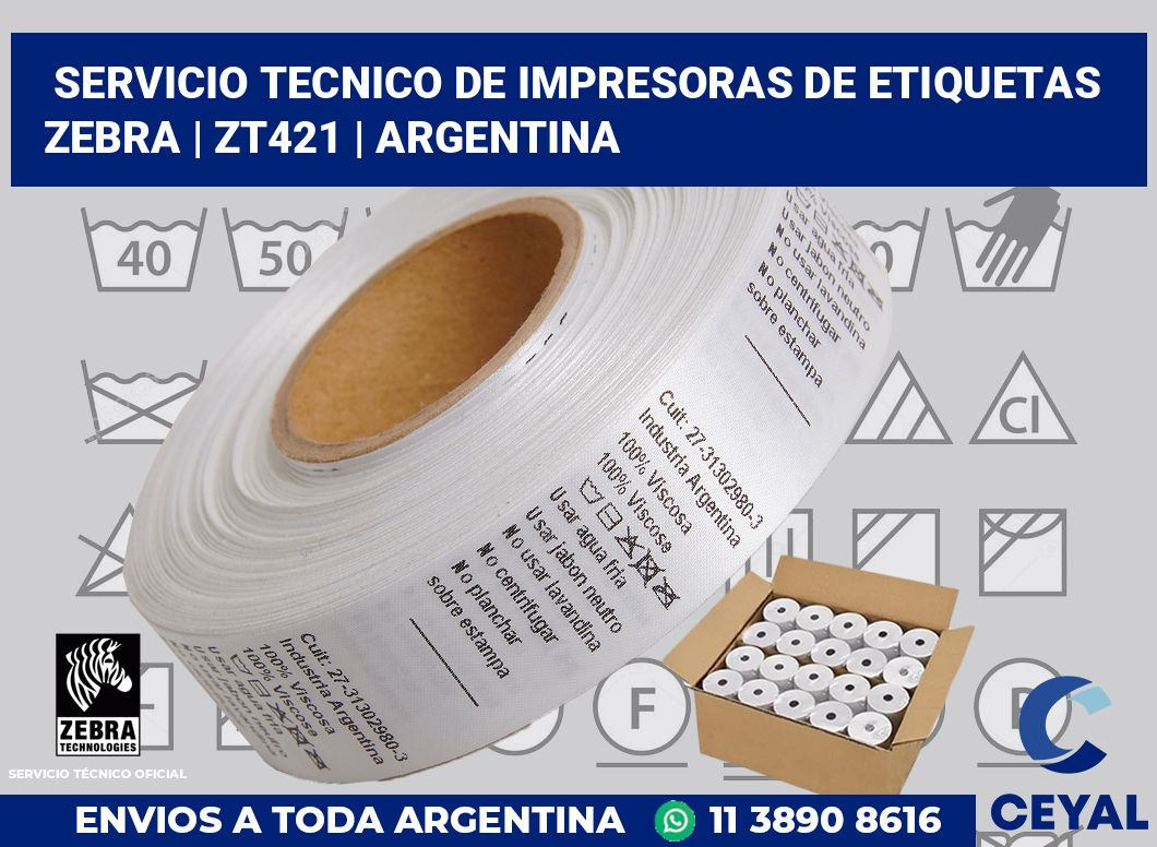 Servicio Tecnico De Impresoras De Etiquetas Zebra | ZT421 | Argentina