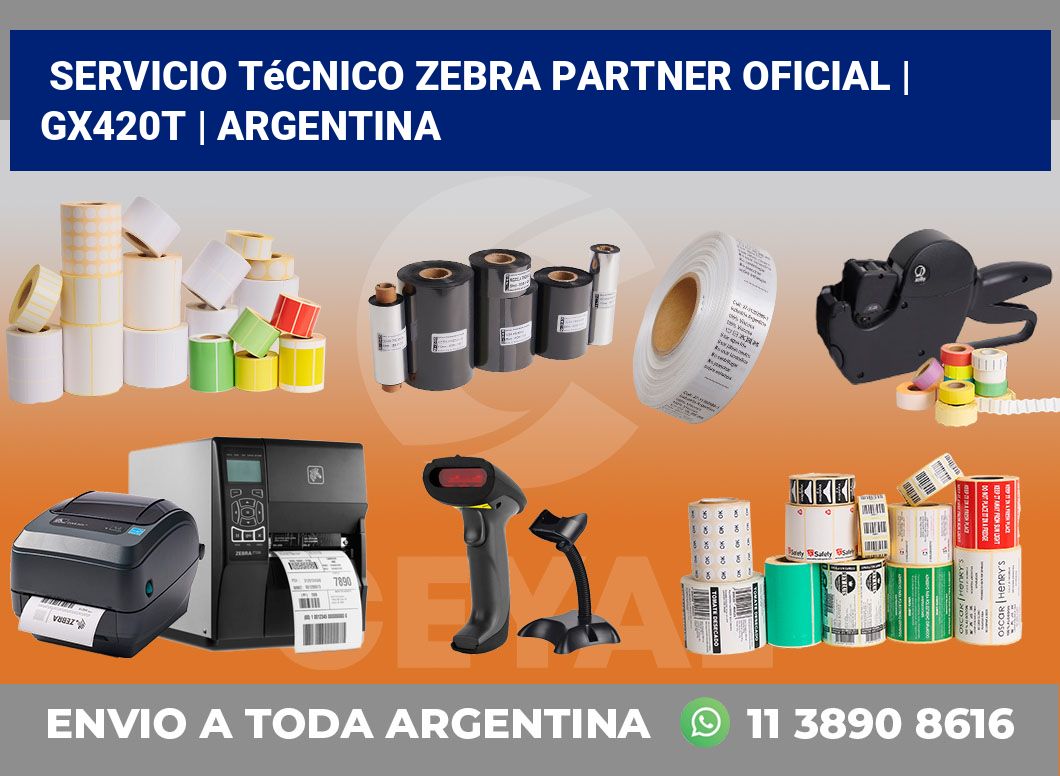 Servicio técnico Zebra Partner Oficial | GX420t | Argentina