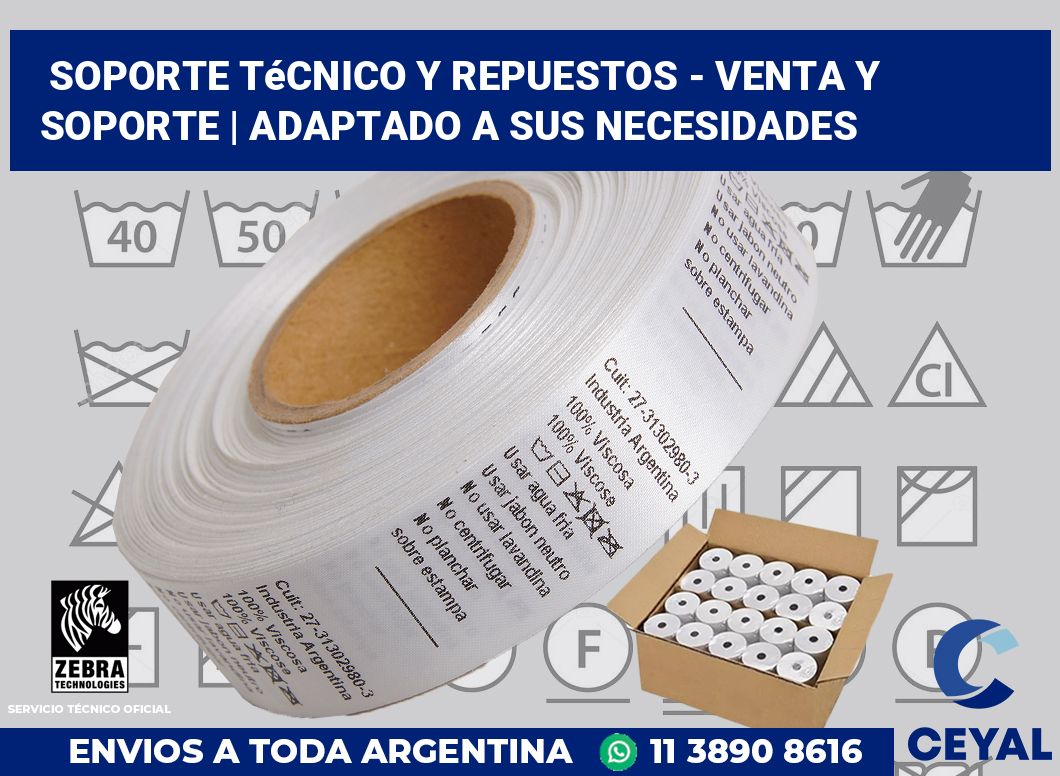 Soporte Técnico y Repuestos - Venta y soporte | Adaptado a sus necesidades