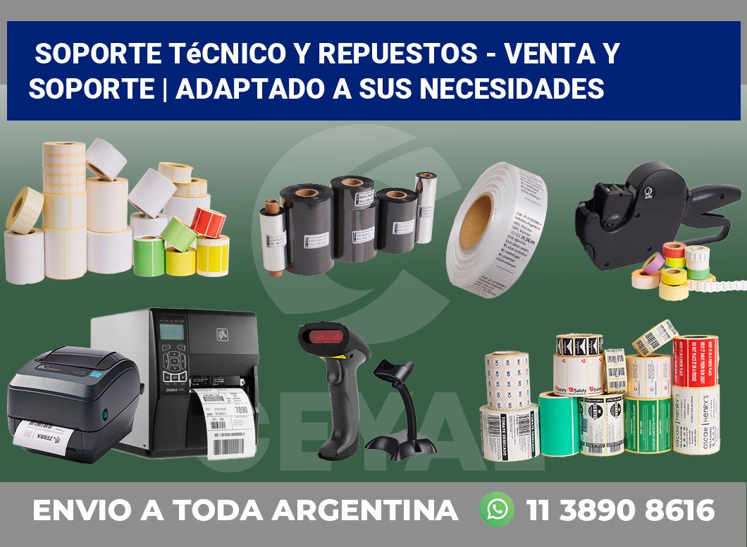 Soporte Técnico y Repuestos – Venta y soporte | Adaptado a sus necesidades