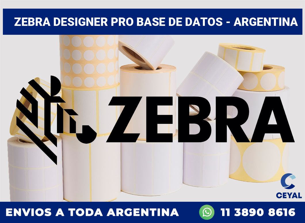 Zebra Designer PRO Base de Datos – Argentina