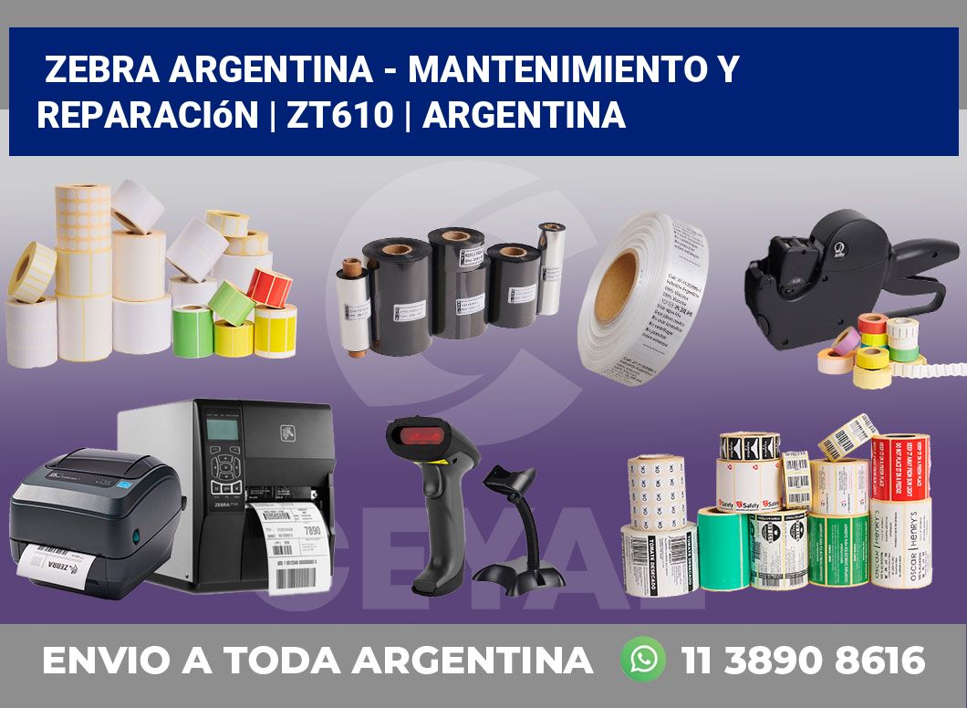 Zebra argentina - Mantenimiento y reparación | ZT610 | Argentina