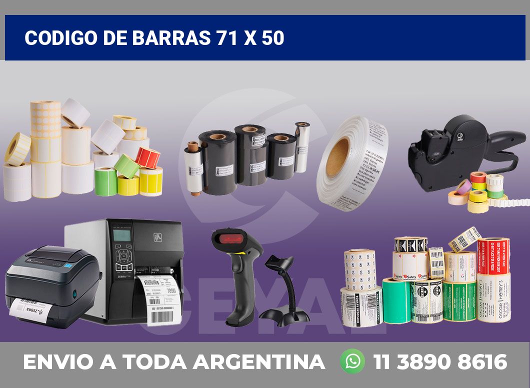 codigo de barras 71 x 50