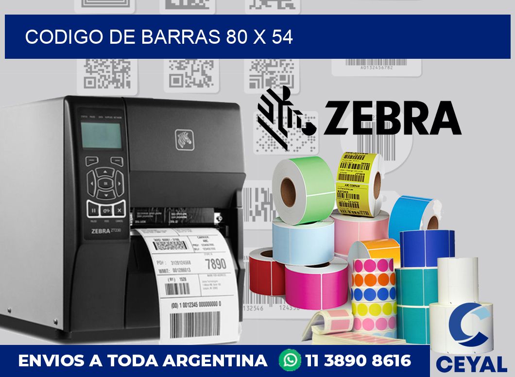 codigo de barras 80 x 54