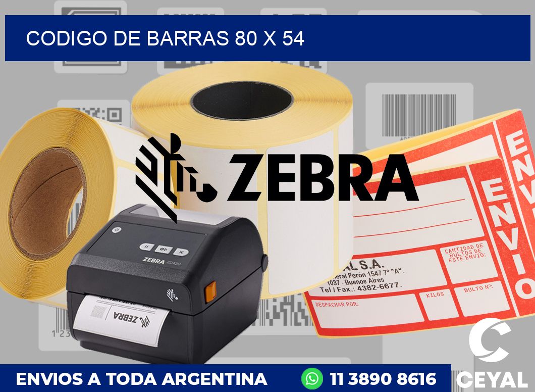 codigo de barras 80 x 54