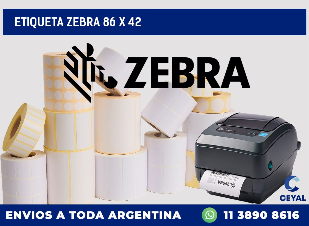 etiqueta zebra 86 x 42