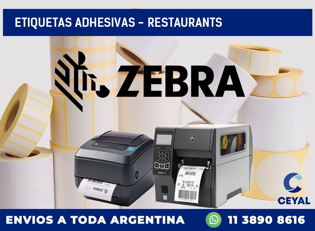 etiquetas adhesivas – Restaurants