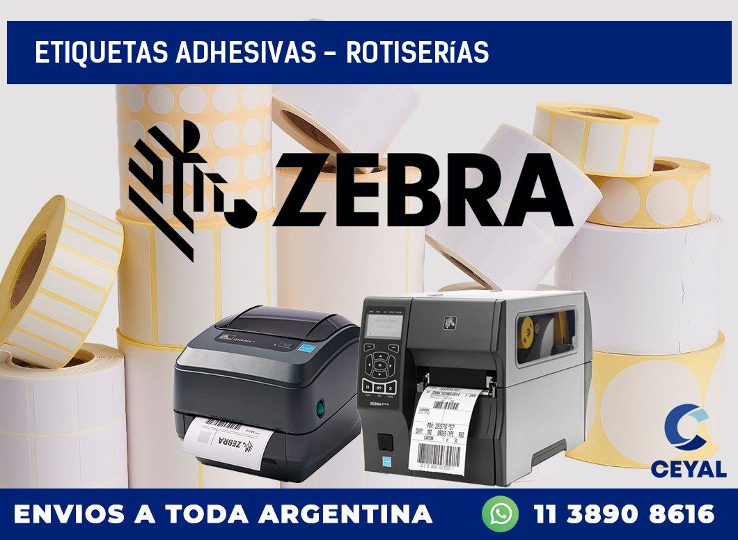 etiquetas adhesivas – Rotiserías