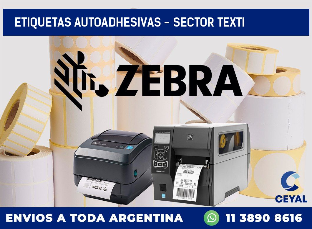 etiquetas autoadhesivas – sector texti