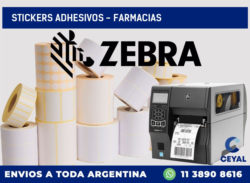 stickers adhesivos – Farmacias