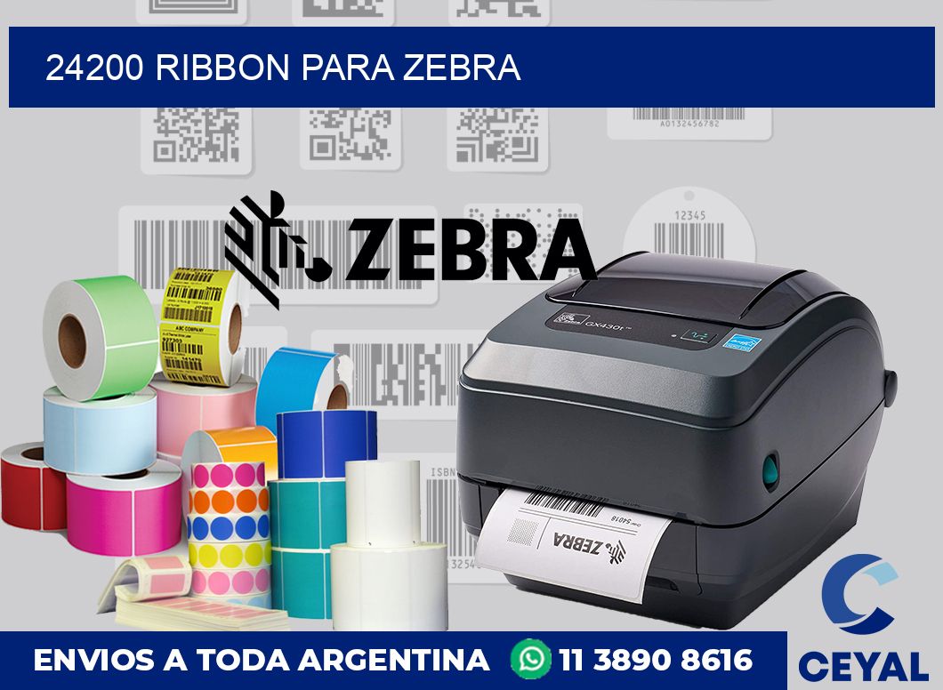 24200 ribbon para zebra