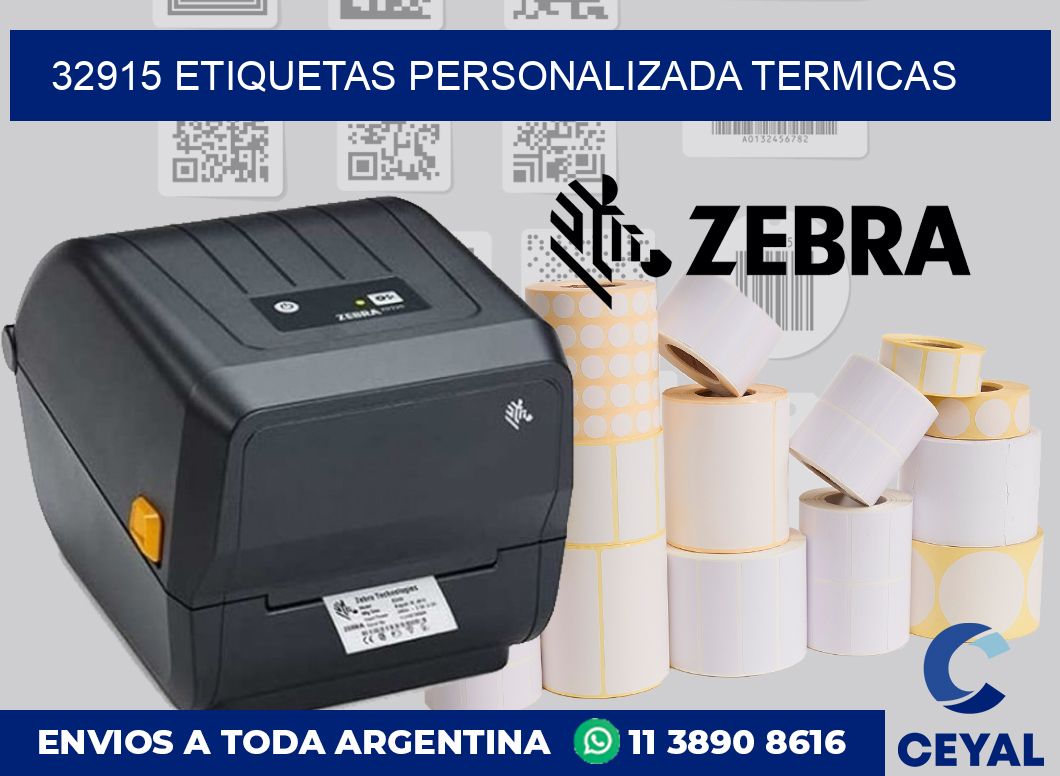 32915 etiquetas personalizada termicas