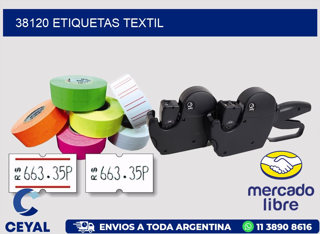 38120 etiquetas textil