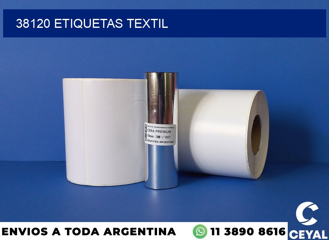 38120 etiquetas textil