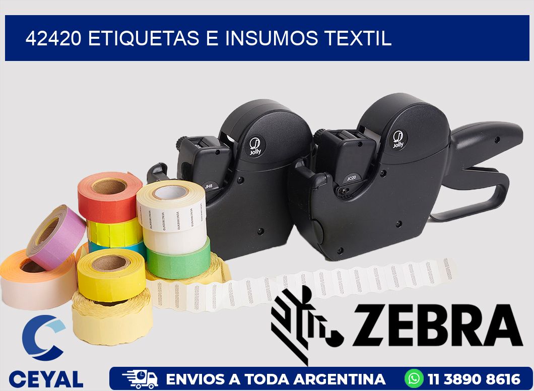 42420 etiquetas e insumos textil