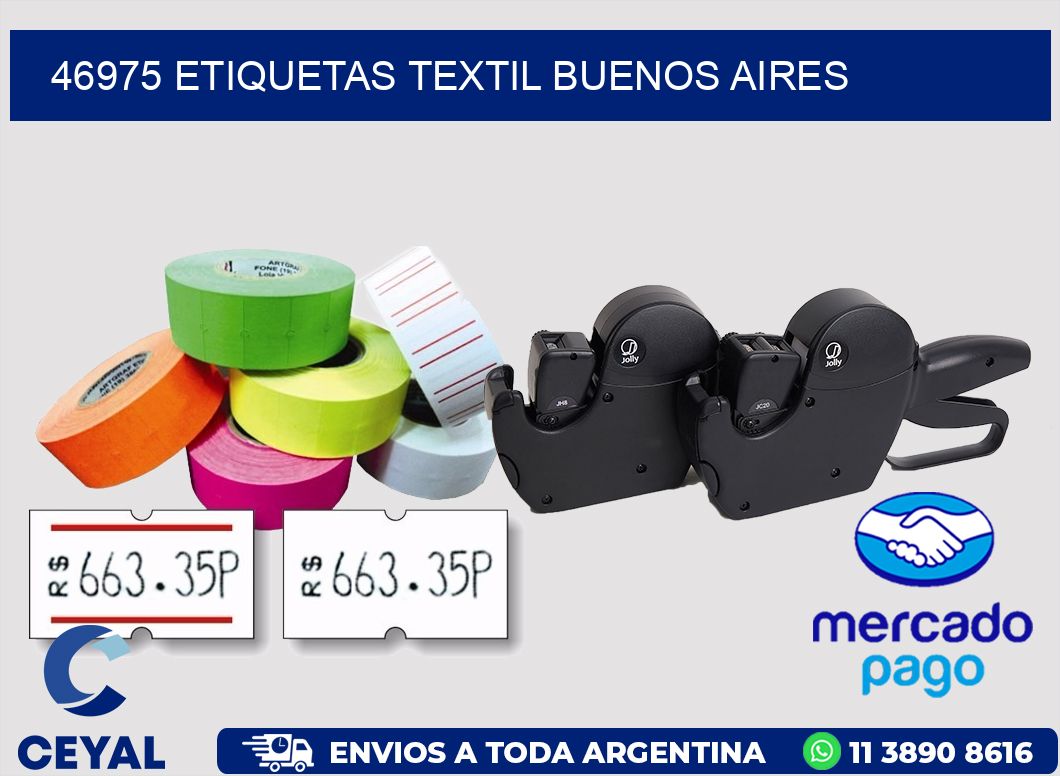 46975 etiquetas textil buenos aires