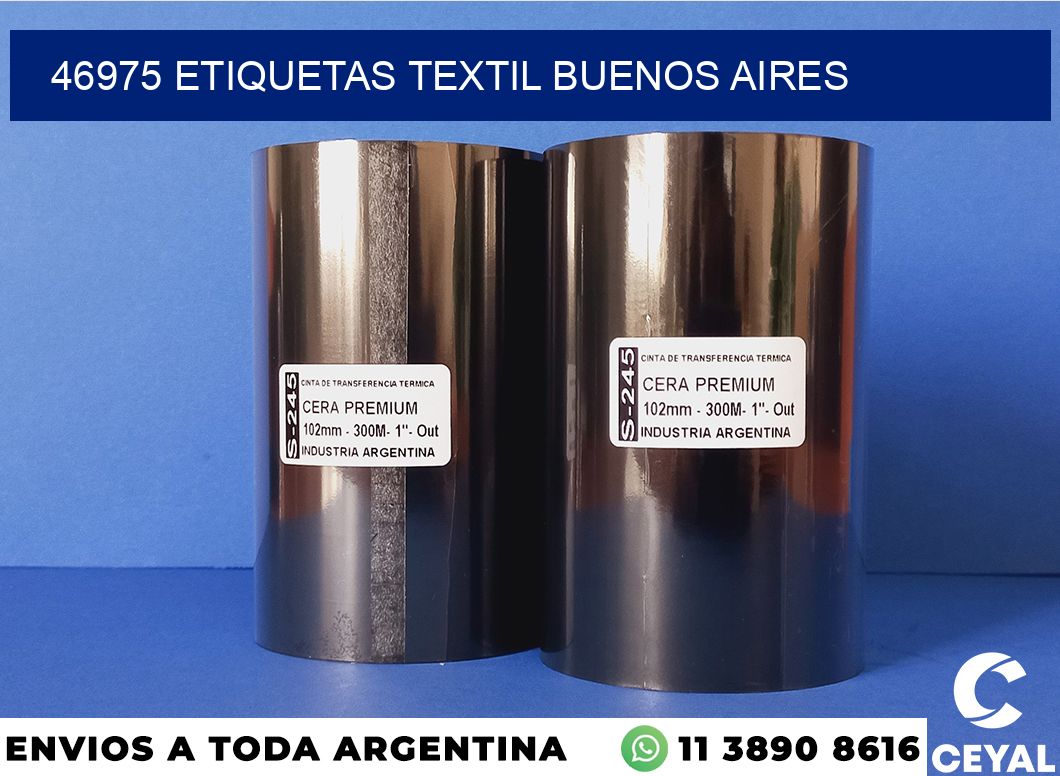 46975 etiquetas textil buenos aires