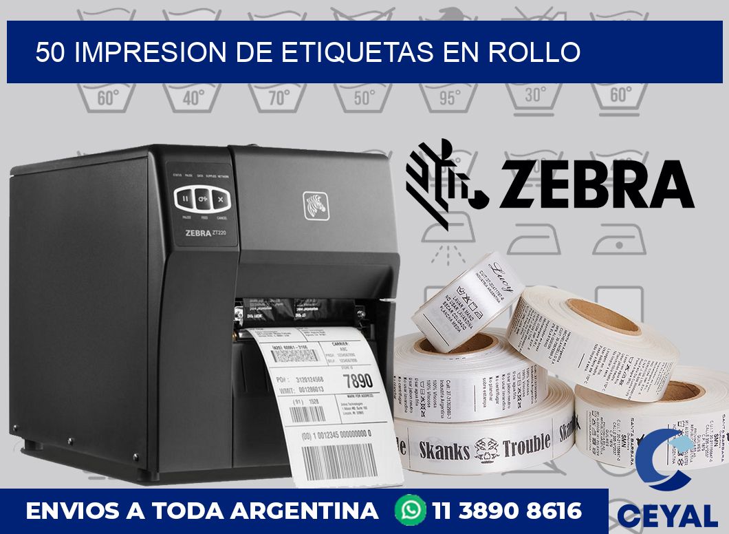 50 Impresion de etiquetas en rollo