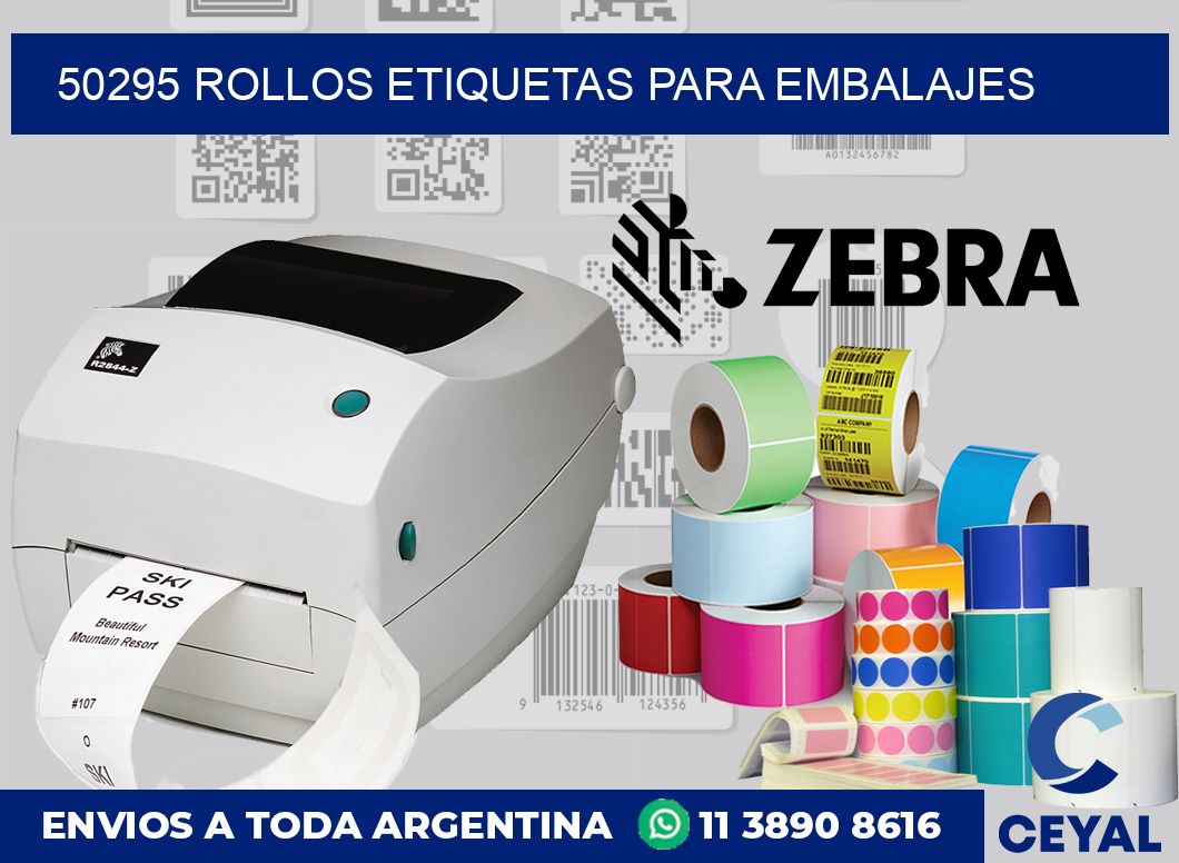 50295 rollos etiquetas para embalajes