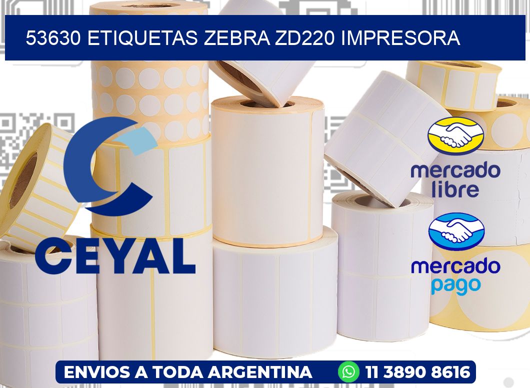 53630 etiquetas Zebra zd220 impresora