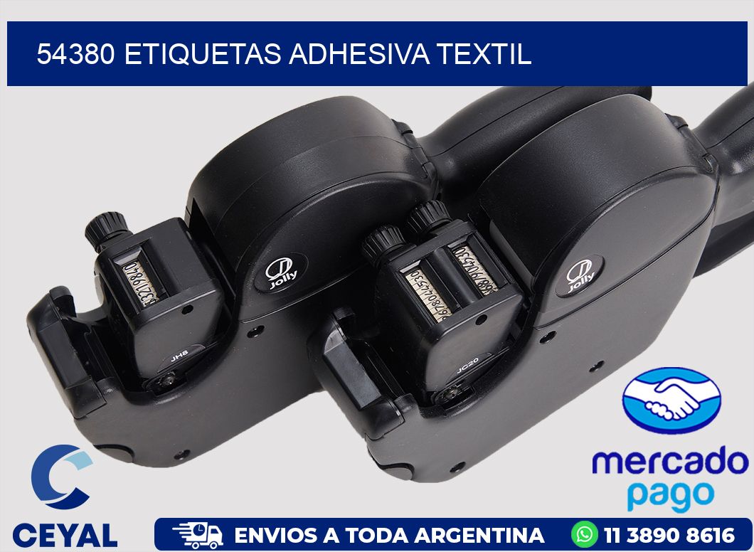 54380 etiquetas adhesiva textil