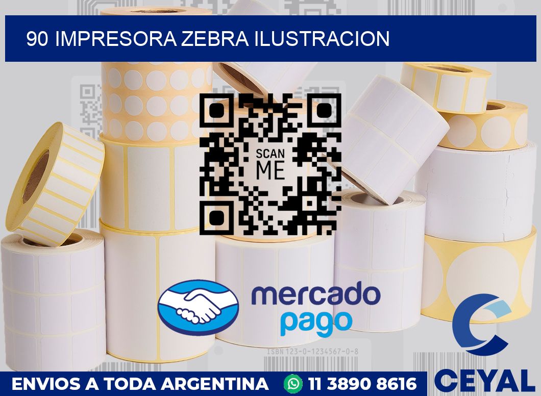 90 Impresora Zebra ilustracion