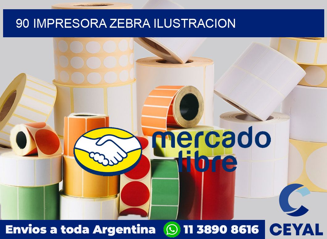 90 Impresora Zebra ilustracion