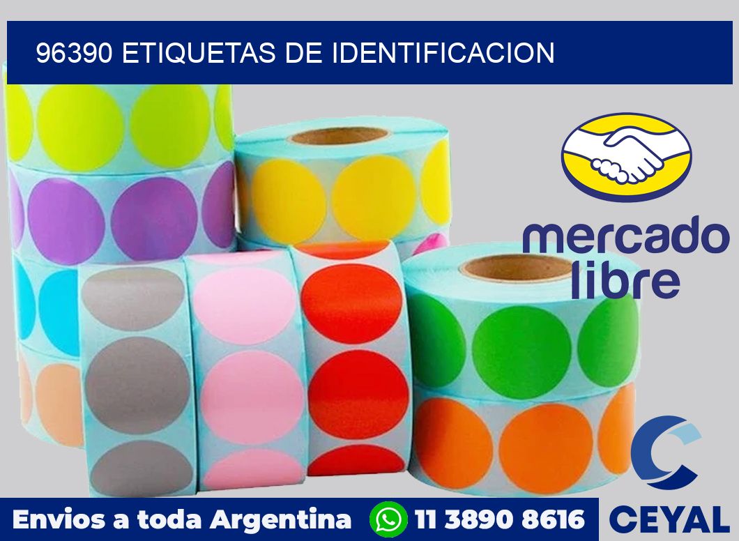 96390 Etiquetas de identificacion