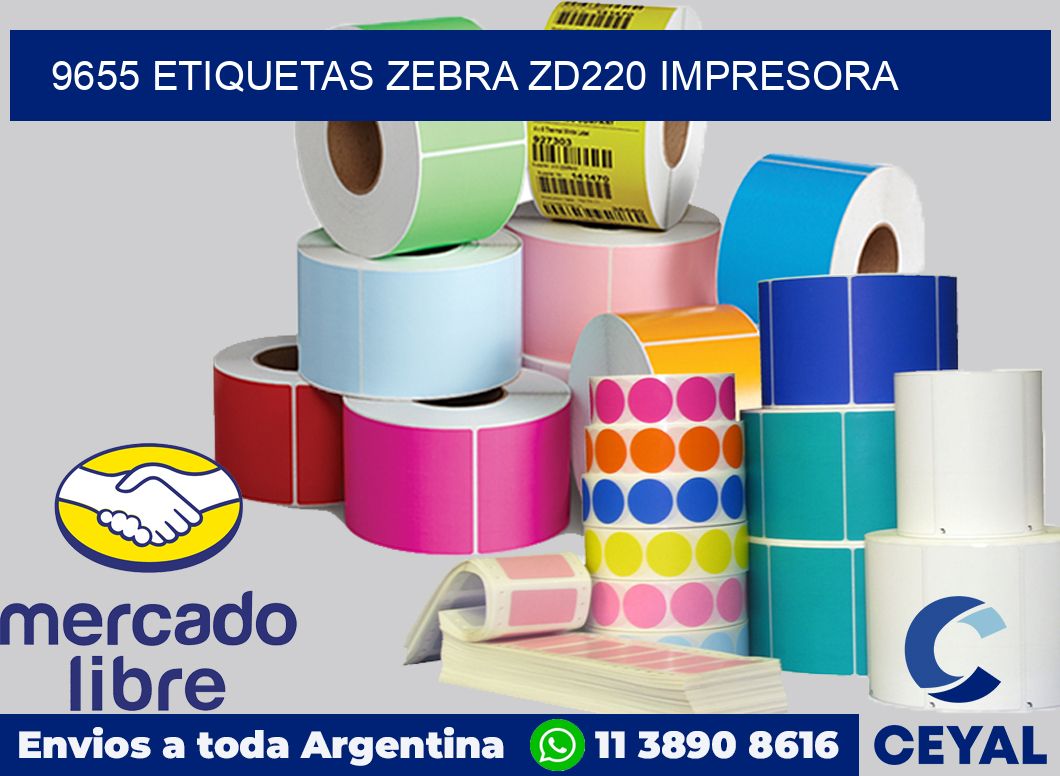 9655 etiquetas Zebra zd220 impresora