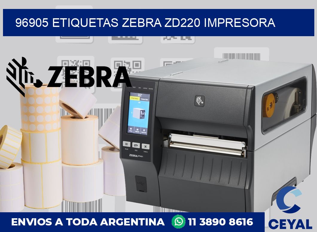 96905 etiquetas Zebra zd220 impresora